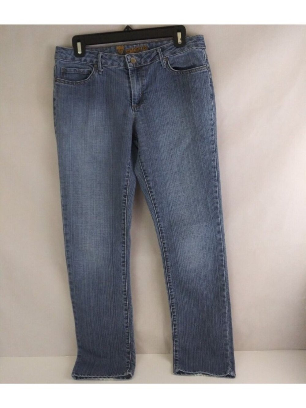 Route 66 Women's Straight Leg Distressed Jeans Size 7/8